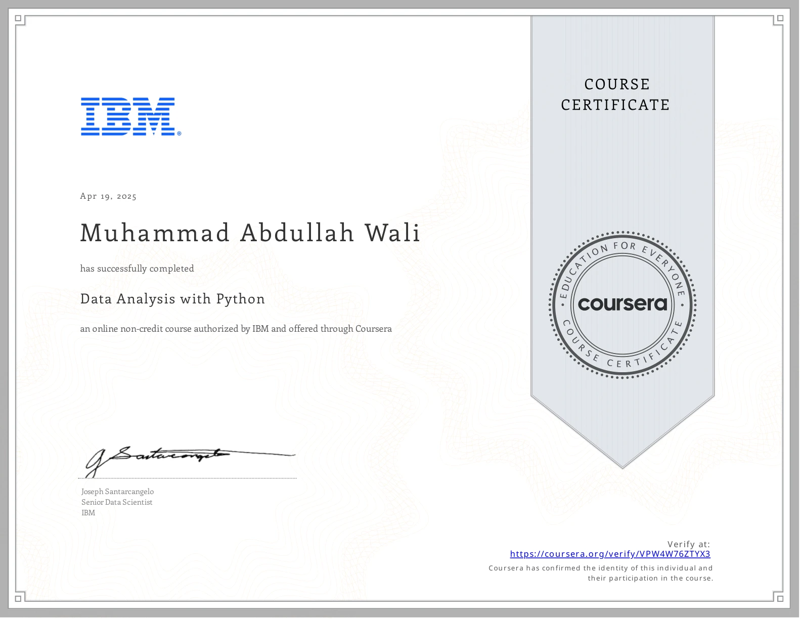 Data Analysis with Python